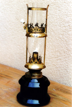 Petroleumlampe mit Kosmos Brenner